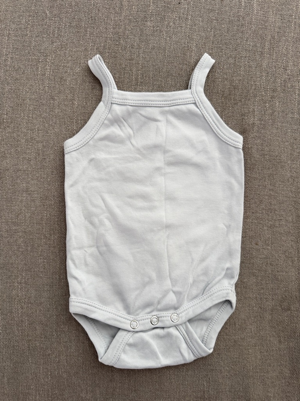 Kate Quinn powder blue onesie. 3-6 mos